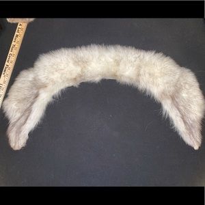 Luxury Women's Fur Collar - Cream Fur Trim
